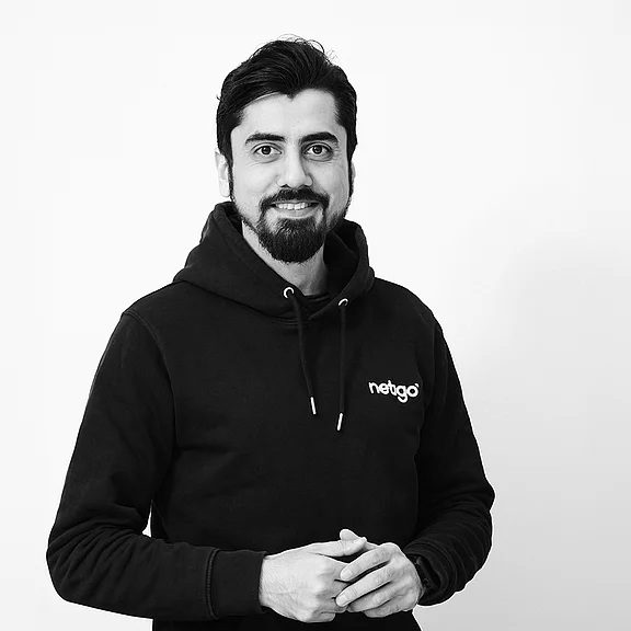 Omar Porträt von Omar (Grau)